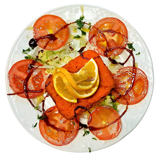 Gebackener Panierter Schafskäse